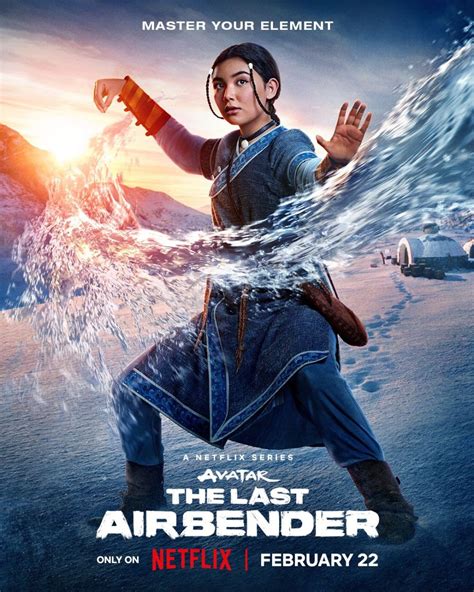 the last airbender netflix poster